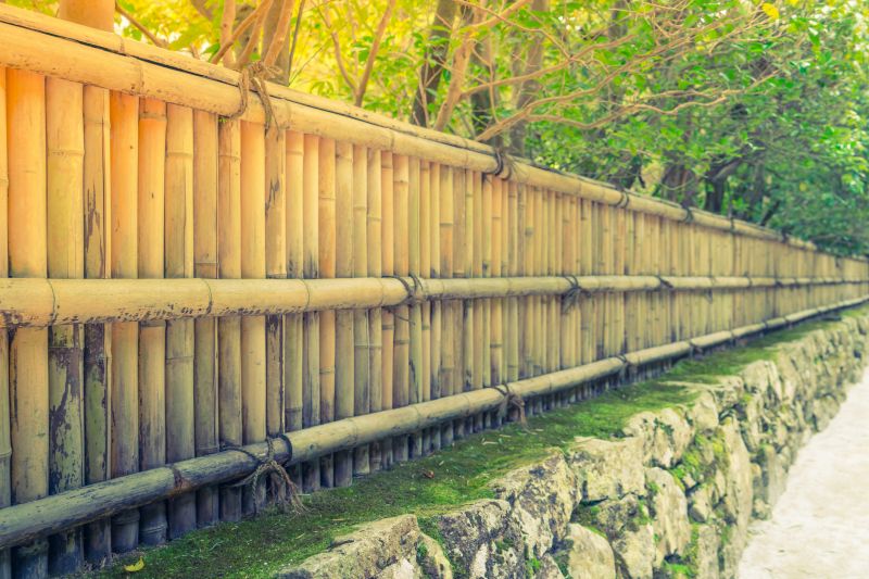Bamboo Garden Fence